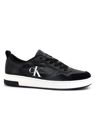 CALVIN KLEIN Basket Cupsole Low Sneaker Uomo Black White YM0YM00574 - Sandrini Calzature e Abbigliamento