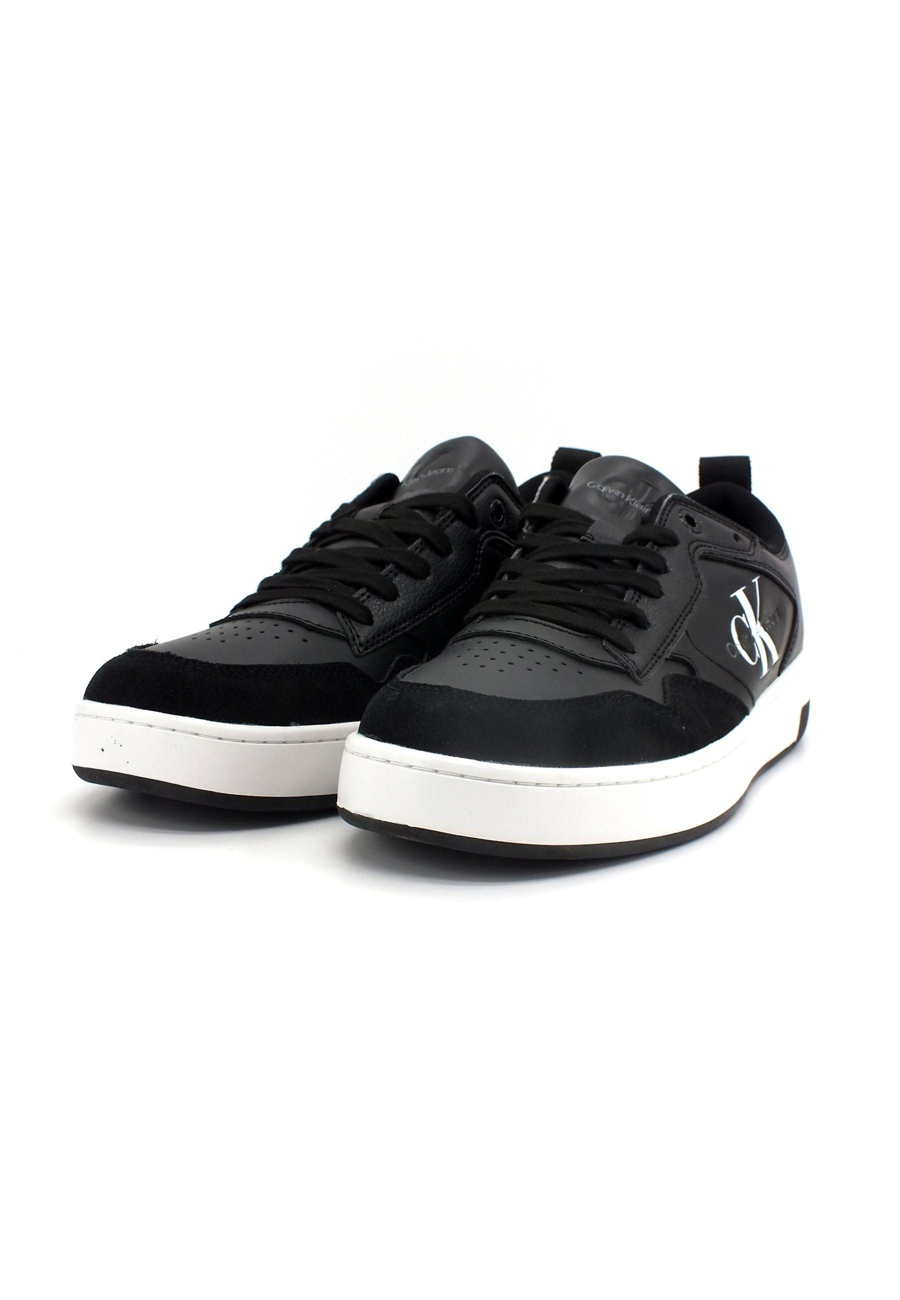 CALVIN KLEIN Basket Cupsole Low Sneaker Uomo Black White YM0YM00574 - Sandrini Calzature e Abbigliamento