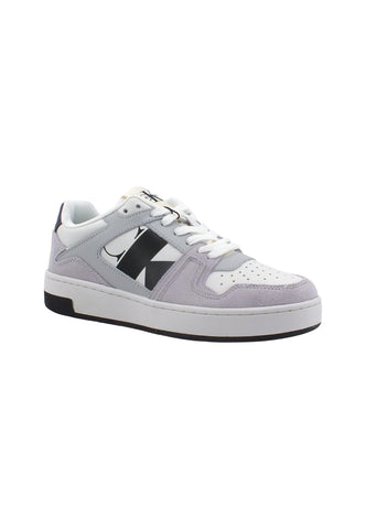 CALVIN KLEIN Basket Cupsole Sneaker White Purple YW0YW01051 - Sandrini Calzature e Abbigliamento