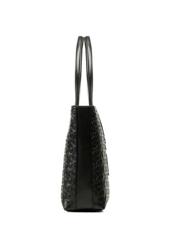 CALVIN KLEIN Borsa Must Shopper Md Emb Mono Nero K60K610926 - Sandrini Calzature e Abbigliamento