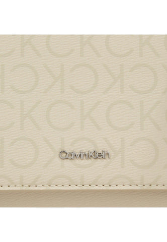 CALVIN KLEIN Borsa Shoulder Bag Epi-Monogram Donna Stony Beige K60K611762 - Sandrini Calzature e Abbigliamento