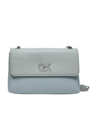 CALVIN KLEIN Borsa Shoulder Donna Pigeon Jacquard K60K611755 - Sandrini Calzature e Abbigliamento