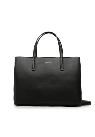 CALVIN KLEIN Borsa Tote Md Nero K60K610925 - Sandrini Calzature e Abbigliamento