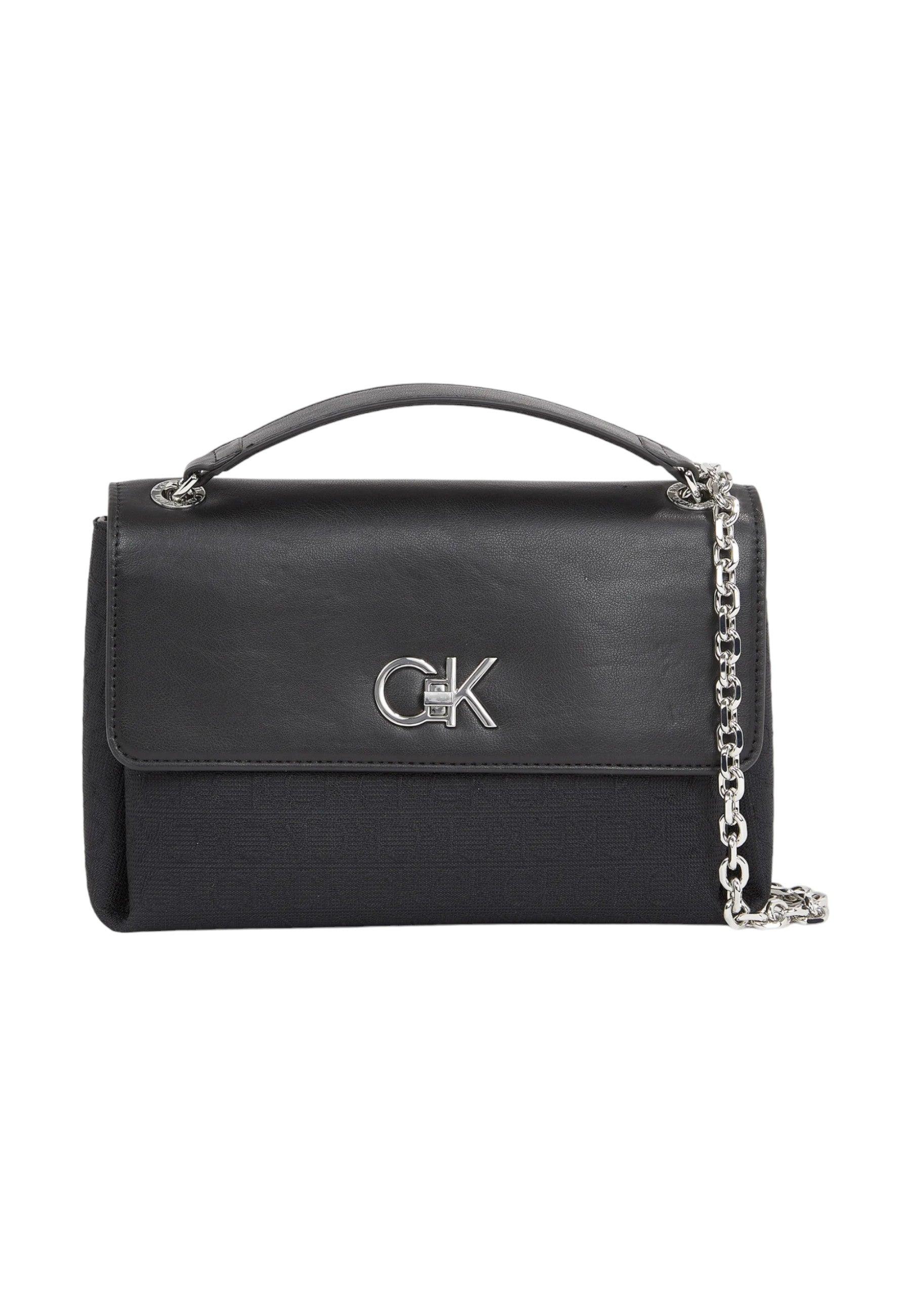 CALVIN KLEIN Borsa Tracolla Shoulder Donna Black K60K611755 - Sandrini Calzature e Abbigliamento