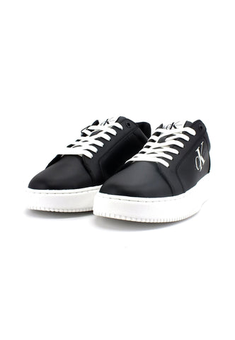 CALVIN KLEIN Chunky Cupsole Monogram Sneaker Uomo Black White YM0YM00681 - Sandrini Calzature e Abbigliamento