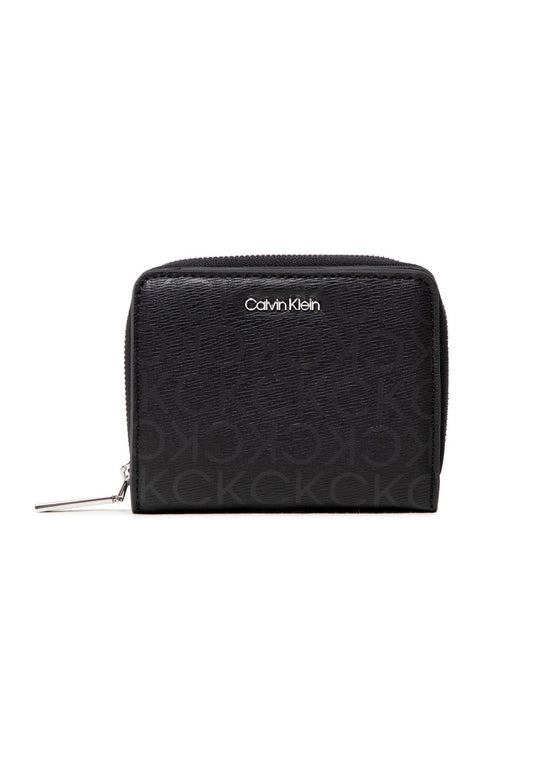CALVIN KLEIN Ck Must Portafoglio Donna Black Mono K60K609996 - Sandrini Calzature e Abbigliamento