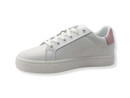 CALVIN KLEIN Classic Cupsole 1 Sneaker Donna White Pink YW0YW00497 - Sandrini Calzature e Abbigliamento