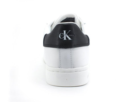 CALVIN KLEIN Classic Cupsole 1 Sneaker Logo White Black YW0YW00497 - Sandrini Calzature e Abbigliamento