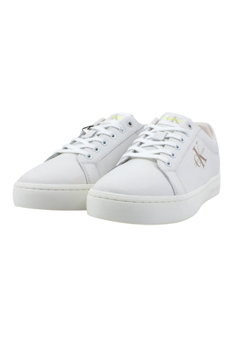 CALVIN KLEIN Classic Cupsole Sneaker Uomo Ancient White YM0YM00603 - Sandrini Calzature e Abbigliamento