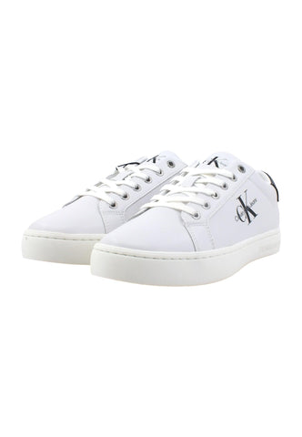 CALVIN KLEIN Classic Cupsole Sneaker Uomo Bright White YM0YM00491 - Sandrini Calzature e Abbigliamento