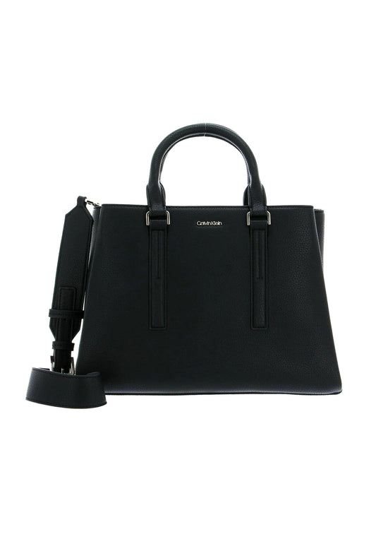CALVIN KLEIN Elevated Borsa Tote Black K60K610170 - Sandrini Calzature e Abbigliamento