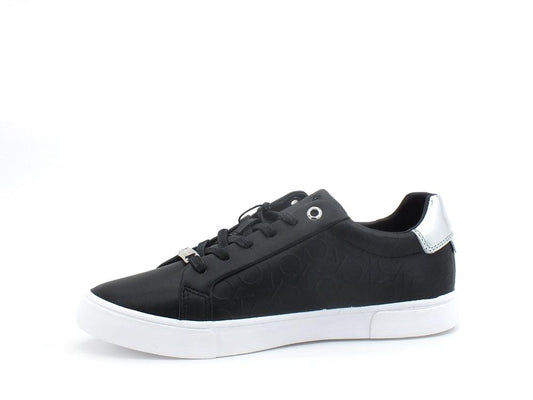 CALVIN KLEIN Low Pro Lace Up Sneaker Logo Nero Black Silver HW0HW00870 - Sandrini Calzature e Abbigliamento