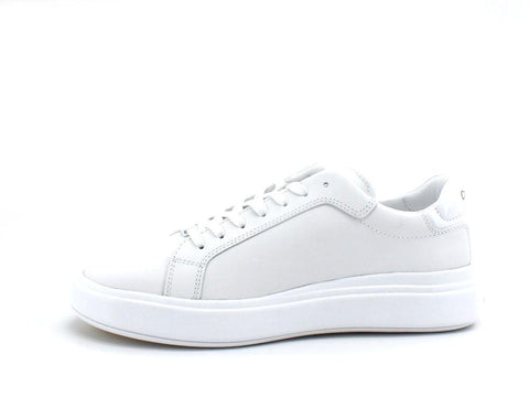 CALVIN KLEIN Low Top Lace Up Sneaker White Bianco HM0HM00643 - Sandrini Calzature e Abbigliamento