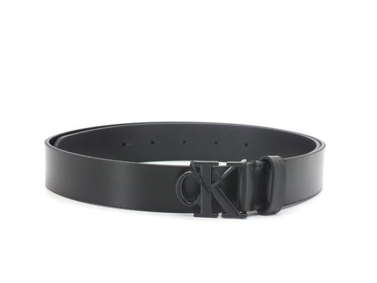 CALVIN KLEIN Mono Hardware Belt 30mm Cintura Black K60K608971 - Sandrini Calzature e Abbigliamento