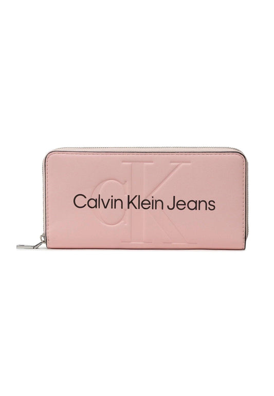 CALVIN KLEIN Portafoglio Monogram Donna Rosa Ballet K60K607634 - Sandrini Calzature e Abbigliamento