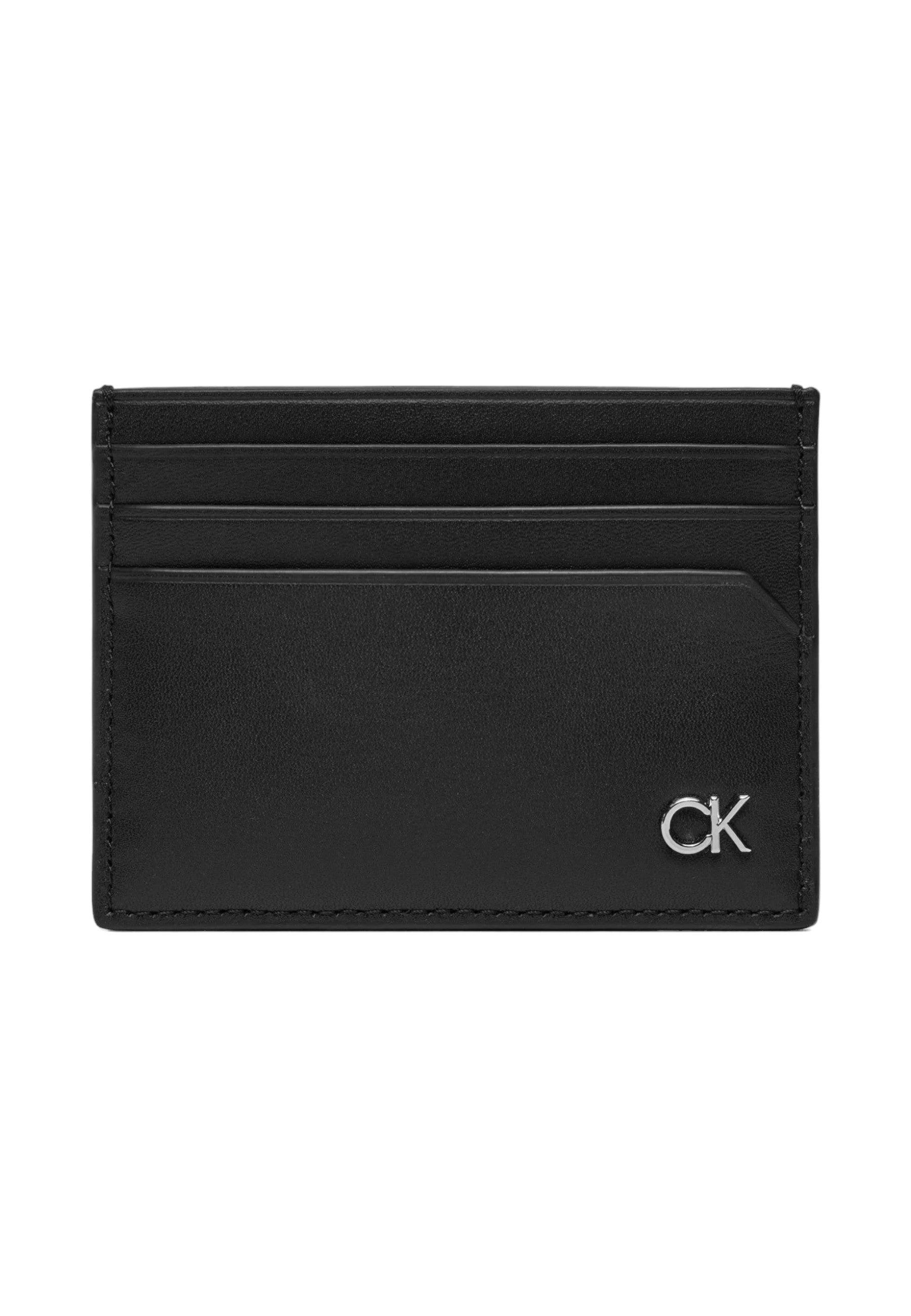 CALVIN KLEIN Portafoglio Portacarte Uomo Black K50K511690 - Sandrini Calzature e Abbigliamento