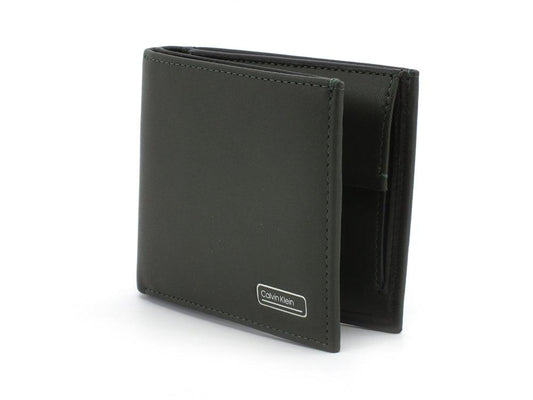 CALVIN KLEIN Portafoglio Uomo Pelle Dark Olive K50K505973 - Sandrini Calzature e Abbigliamento