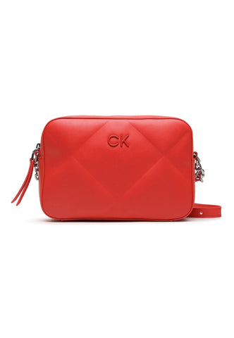 CALVIN KLEIN Re-Lock Camera Bag Tracolla Aurora Red K60K610767 - Sandrini Calzature e Abbigliamento