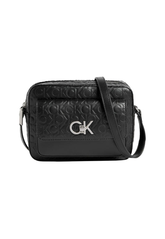 CALVIN KLEIN Re-Lock Camera Bag Tracolla Black K60K610921 - Sandrini Calzature e Abbigliamento