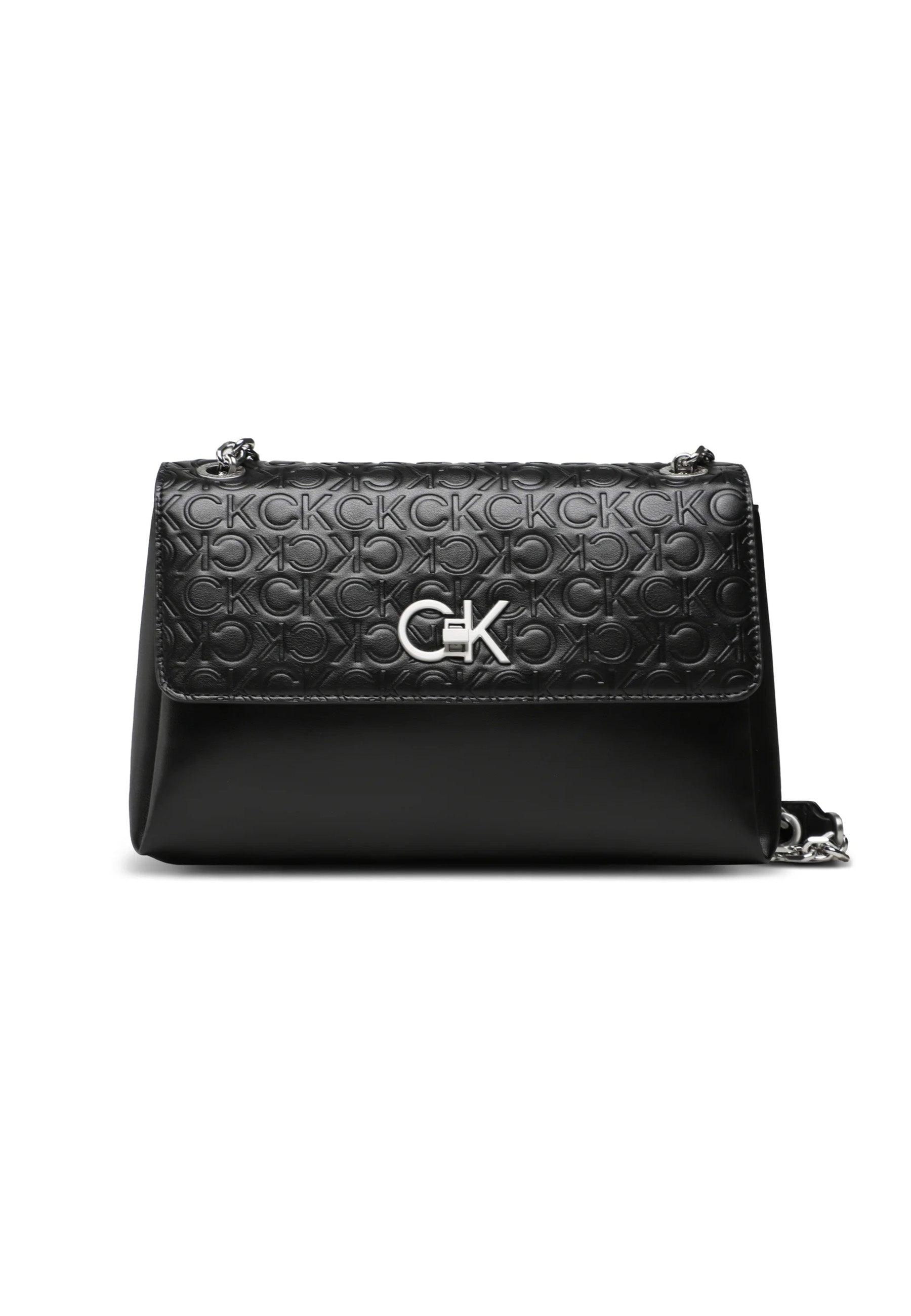 CALVIN KLEIN Re-Lock Tracolla Crossbody Black K60K610919 - Sandrini Calzature e Abbigliamento