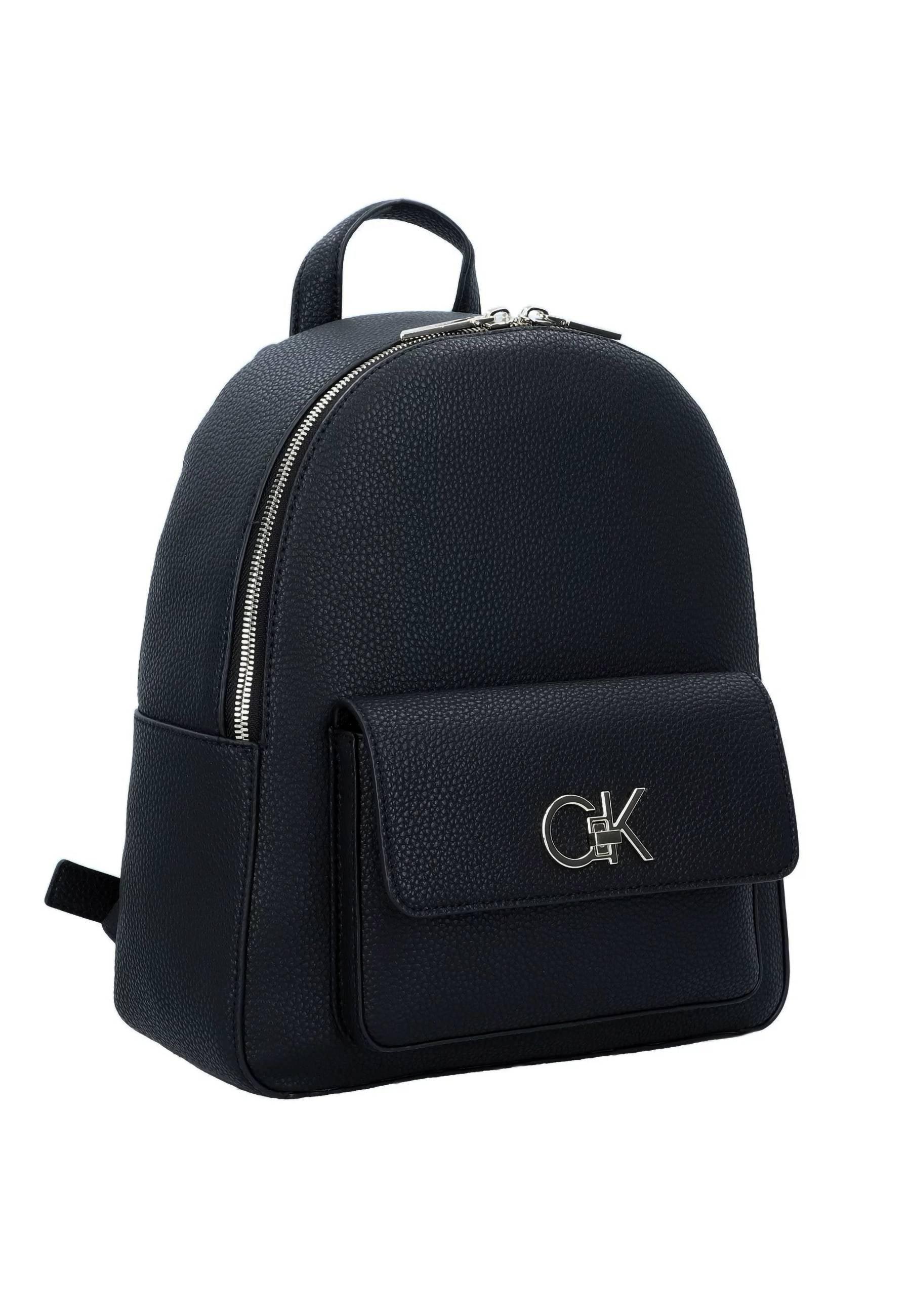 CALVIN KLEIN Re-Lock Zaino Donna Black K60K610637 - Sandrini Calzature e Abbigliamento