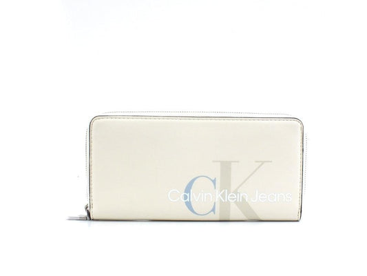 CALVIN KLEIN Sculpted Mono Zip Portafoglio Tofu K60K608958 - Sandrini Calzature e Abbigliamento