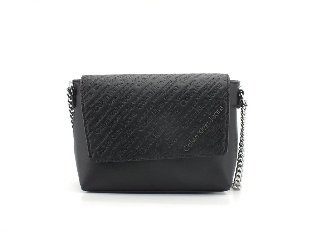 CALVIN KLEIN Sculpted Print Shoulder Borsa Black K60K608940 - Sandrini Calzature e Abbigliamento