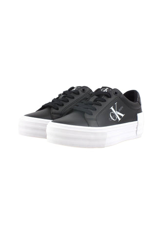 CALVIN KLEIN Sneaker Donna Black Bright White YW0YW01294 - Sandrini Calzature e Abbigliamento