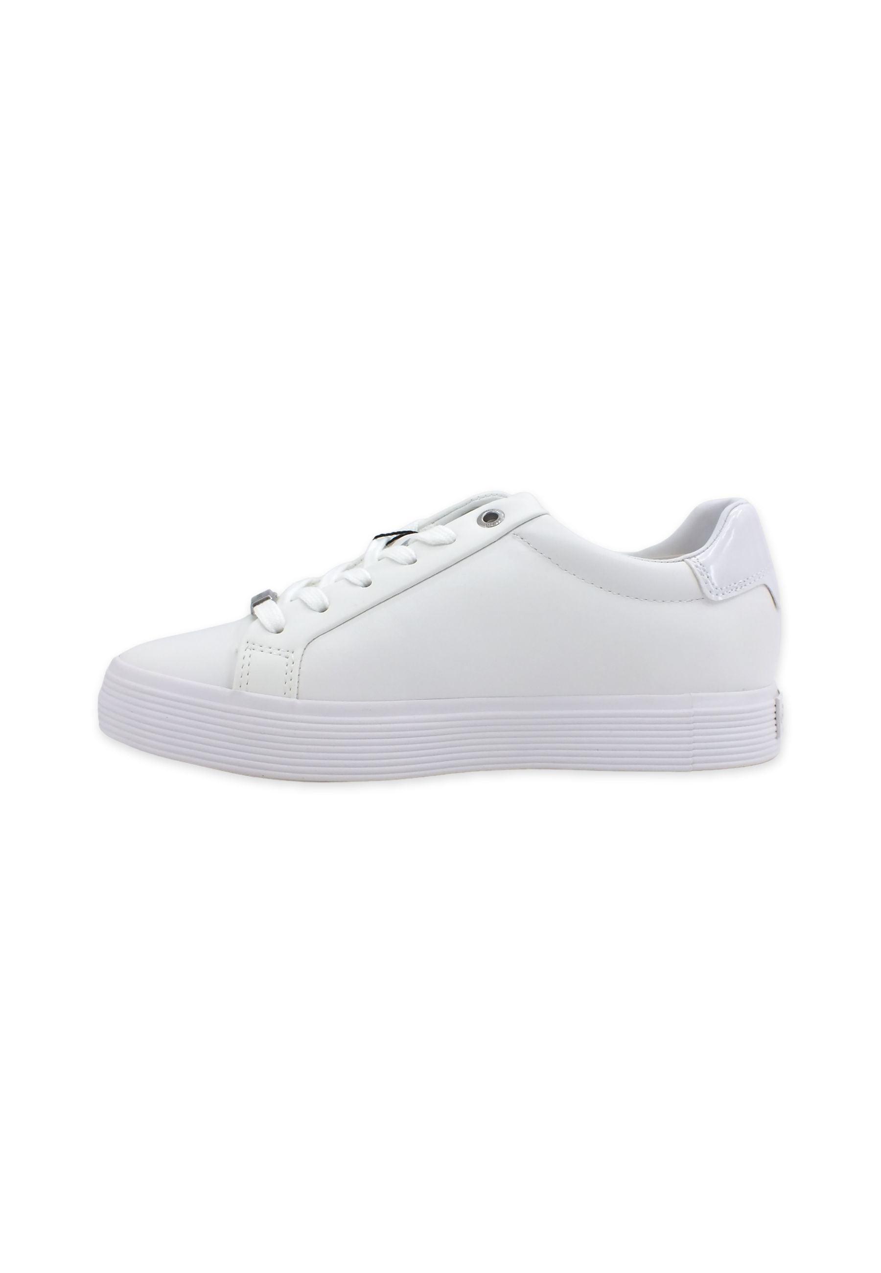 CALVIN KLEIN Sneaker Donna Triple White HW0HW01372 - Sandrini Calzature e Abbigliamento