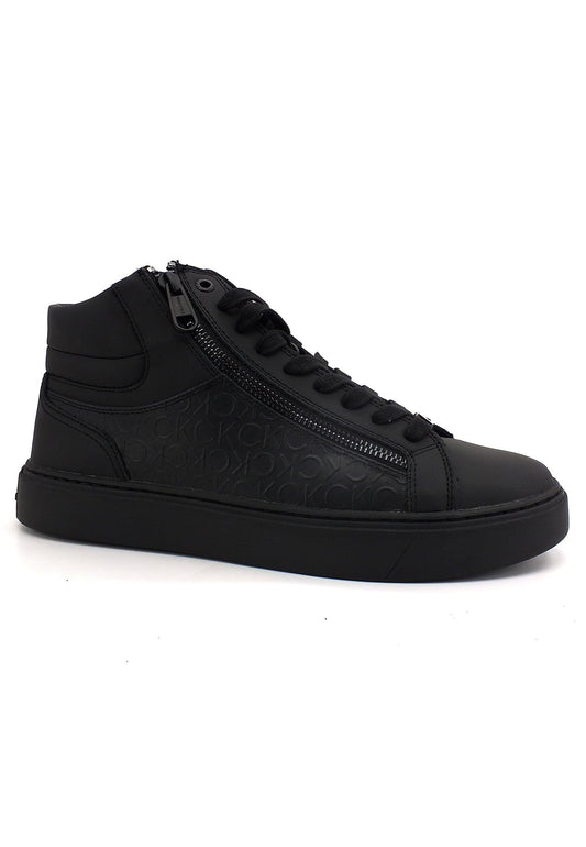 CALVIN KLEIN Sneaker High Uomo Mono Black HM0HM00812 - Sandrini Calzature e Abbigliamento