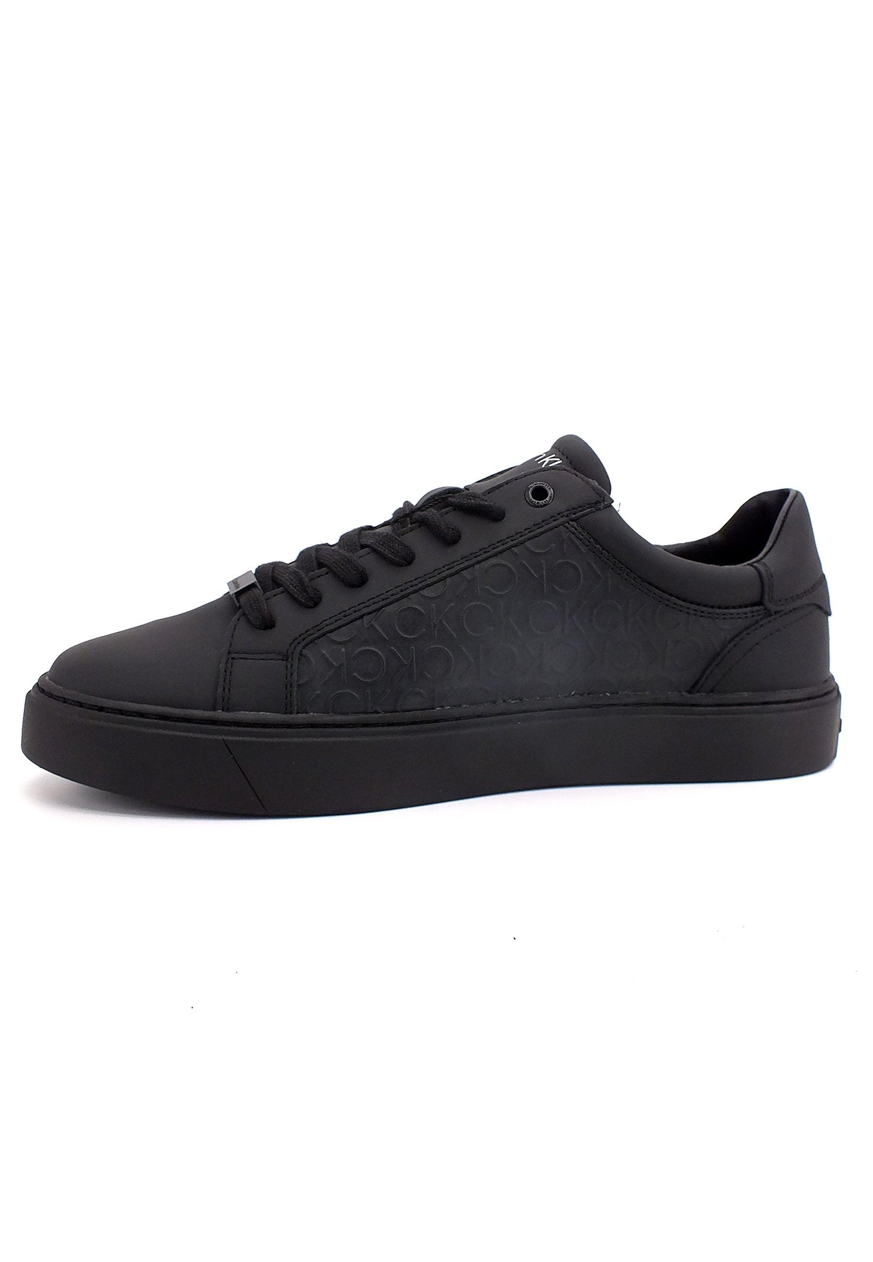 CALVIN KLEIN Sneaker Low Uomo Mono Black HM0HM00813 - Sandrini Calzature e Abbigliamento