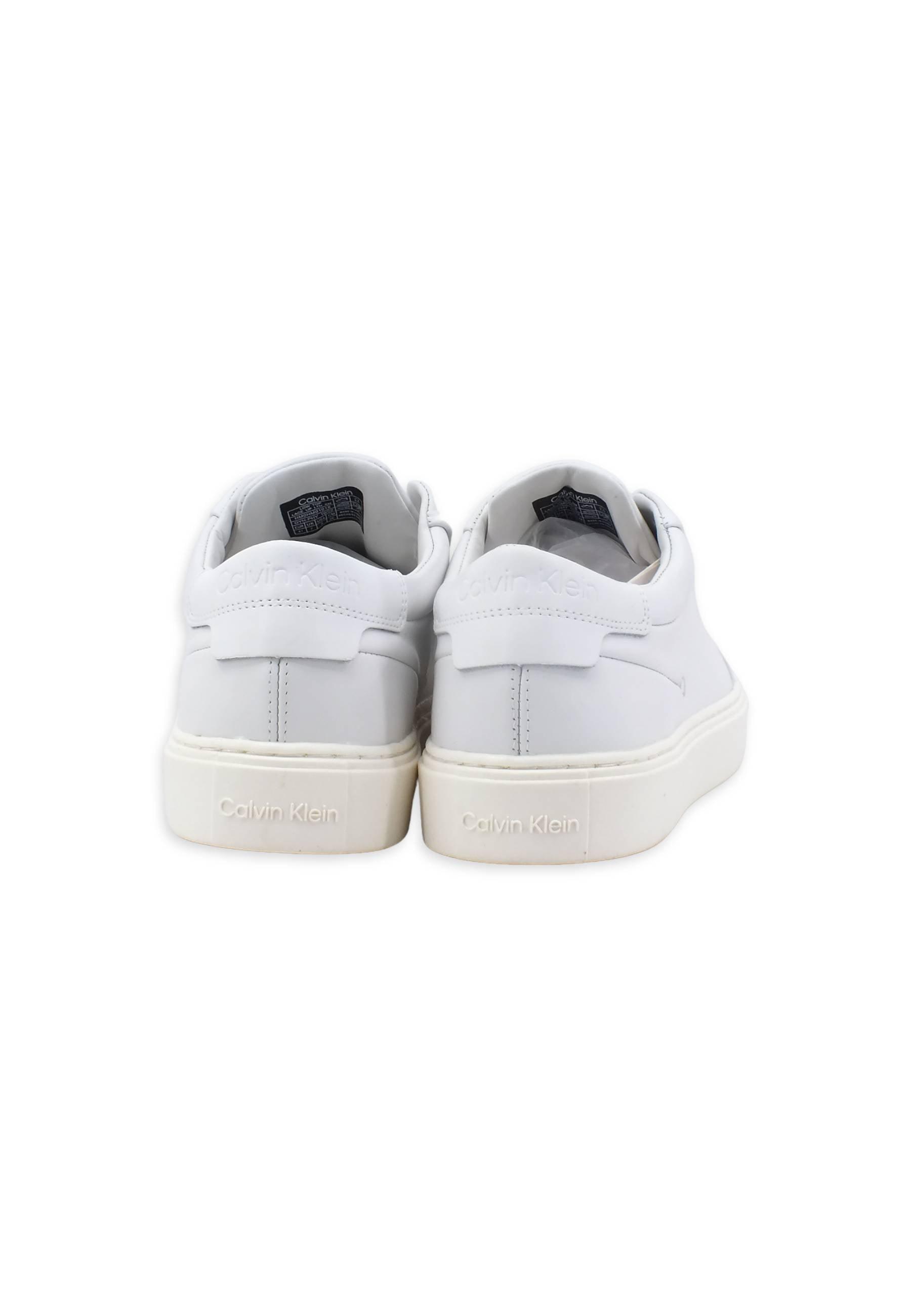 CALVIN KLEIN Sneaker Uomo Triple White HM0HM01018 - Sandrini Calzature e Abbigliamento
