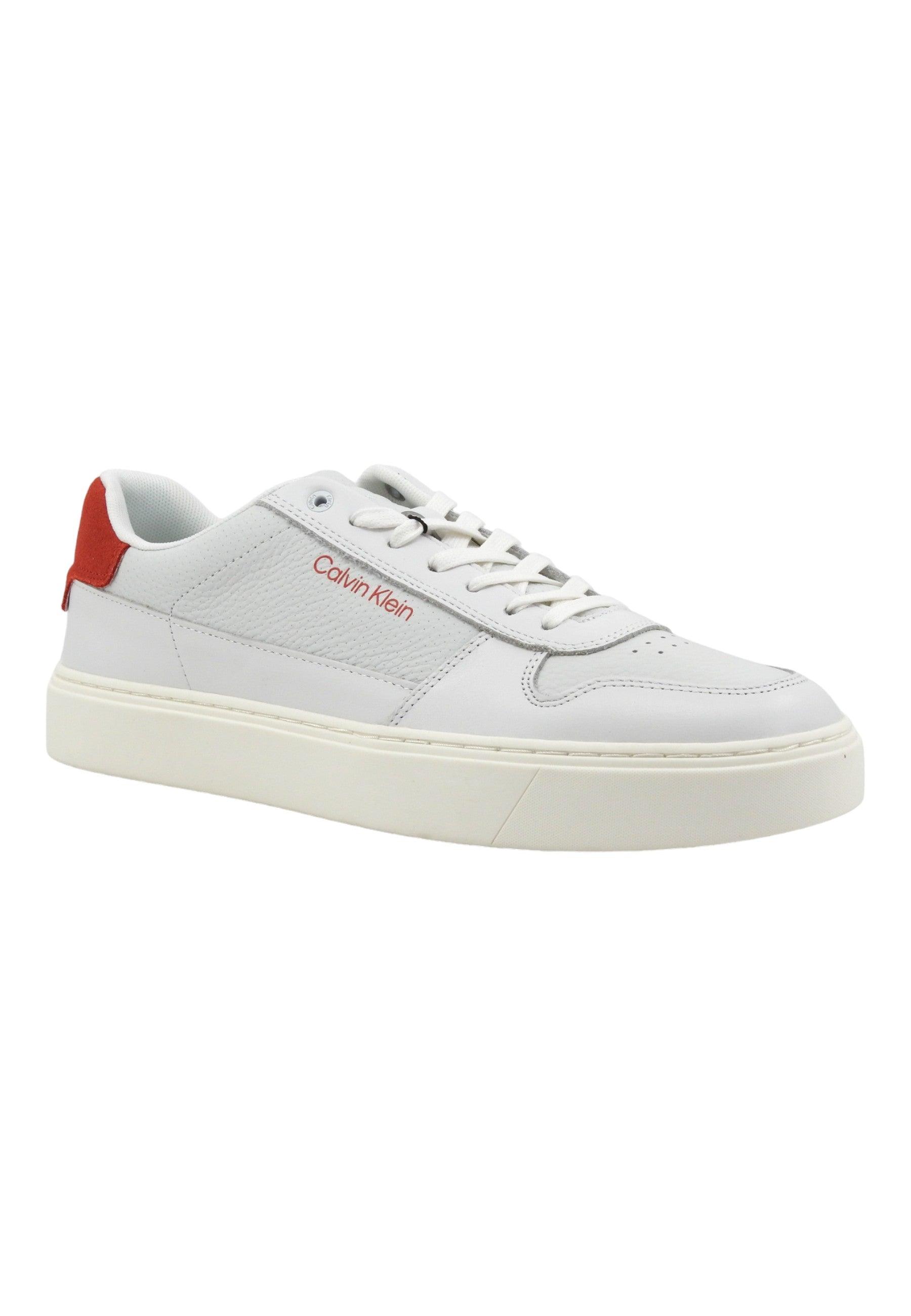 CALVIN KLEIN Sneaker Uomo White Baked Apple HM0HM01254 - Sandrini Calzature e Abbigliamento