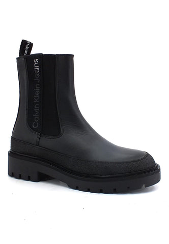 CALVIN KLEIN Stivaletto Mid Chelsea Donna Black YM0YM00842 - Sandrini Calzature e Abbigliamento