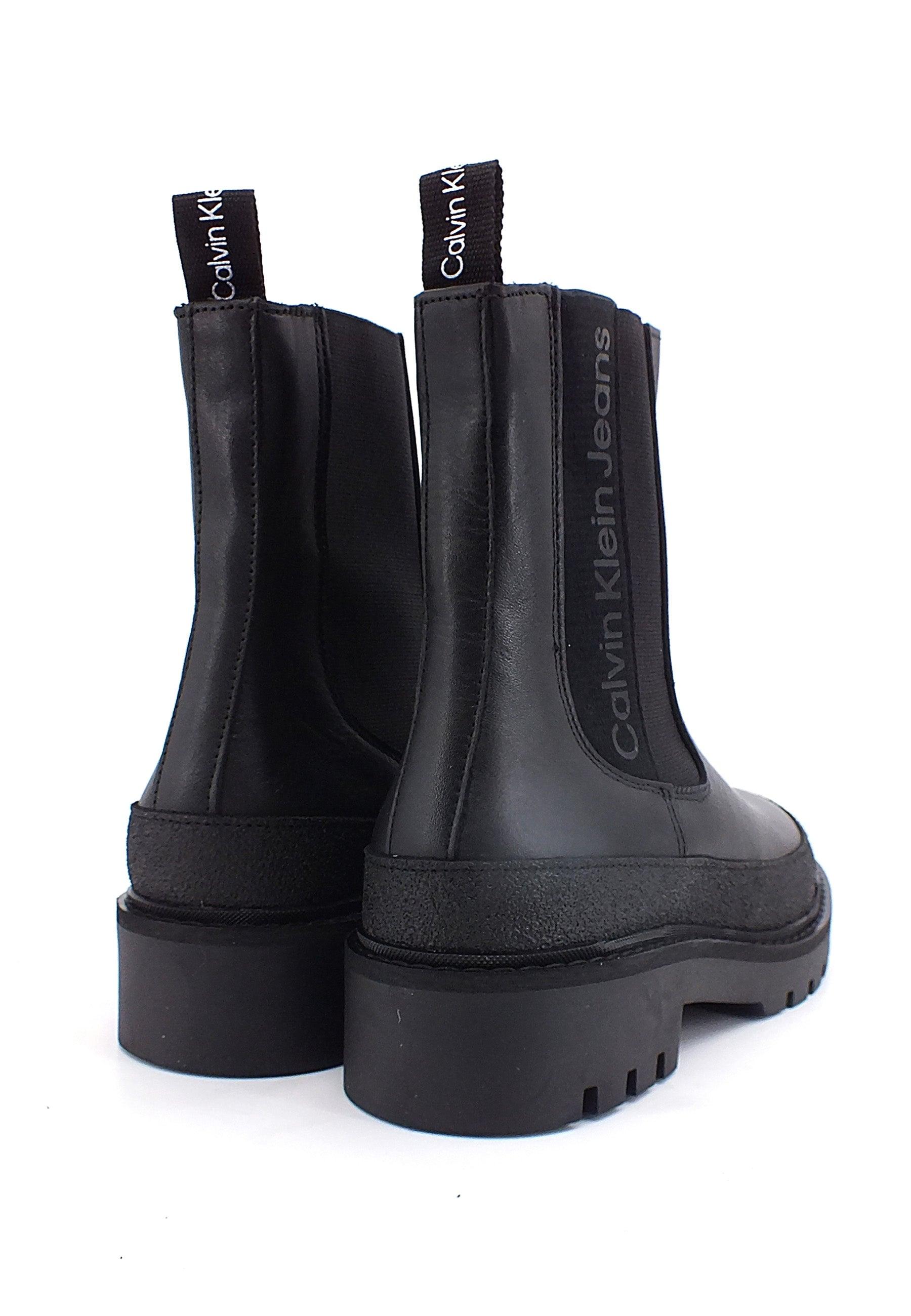 CALVIN KLEIN Stivaletto Mid Chelsea Donna Black YM0YM00842 - Sandrini Calzature e Abbigliamento