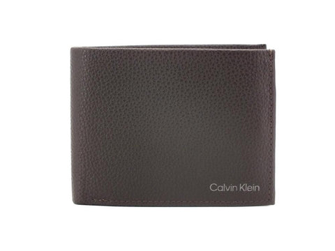 CALVIN KLEIN Warmth Trifold 10cc Coin Portafoglio Dark Brown K50K507969 - Sandrini Calzature e Abbigliamento