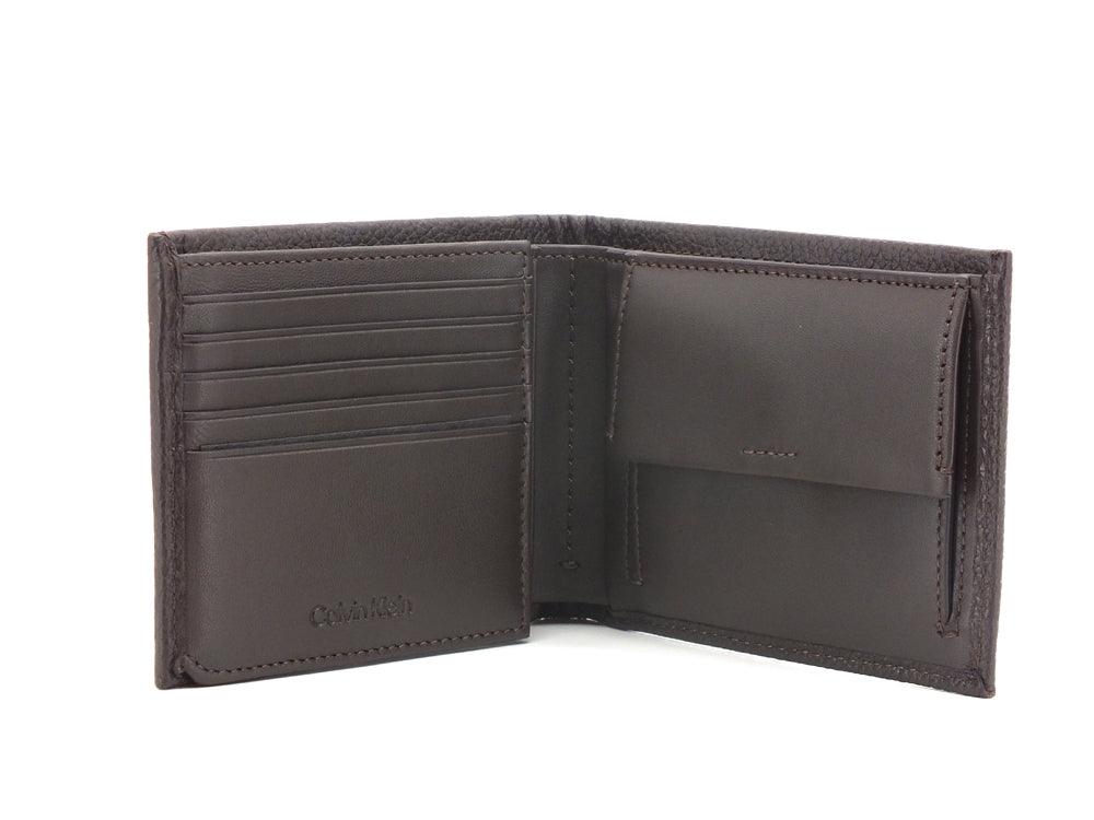 CALVIN KLEIN Warmth Trifold 10cc Coin Portafoglio Dark Brown K50K507969 - Sandrini Calzature e Abbigliamento