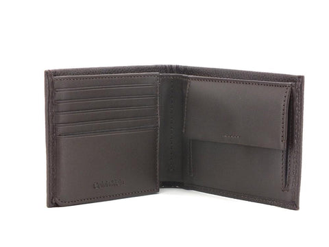 CALVIN KLEIN Warmth Trifold 10cc Coin Portafoglio Dark Brown K50K507969 - Sandrini Calzature e Abbigliamento