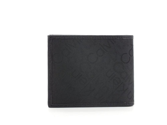 CALVINI KLEIN CK Code Bifold 5cc Portafoglio Black Jacquard K50K507945 - Sandrini Calzature e Abbigliamento