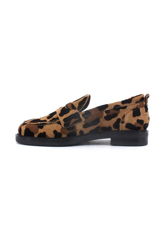 CARMENS Libra Clam Mocassino Donna Cuoio Fantasia Leopardo 48116 - Sandrini Calzature e Abbigliamento