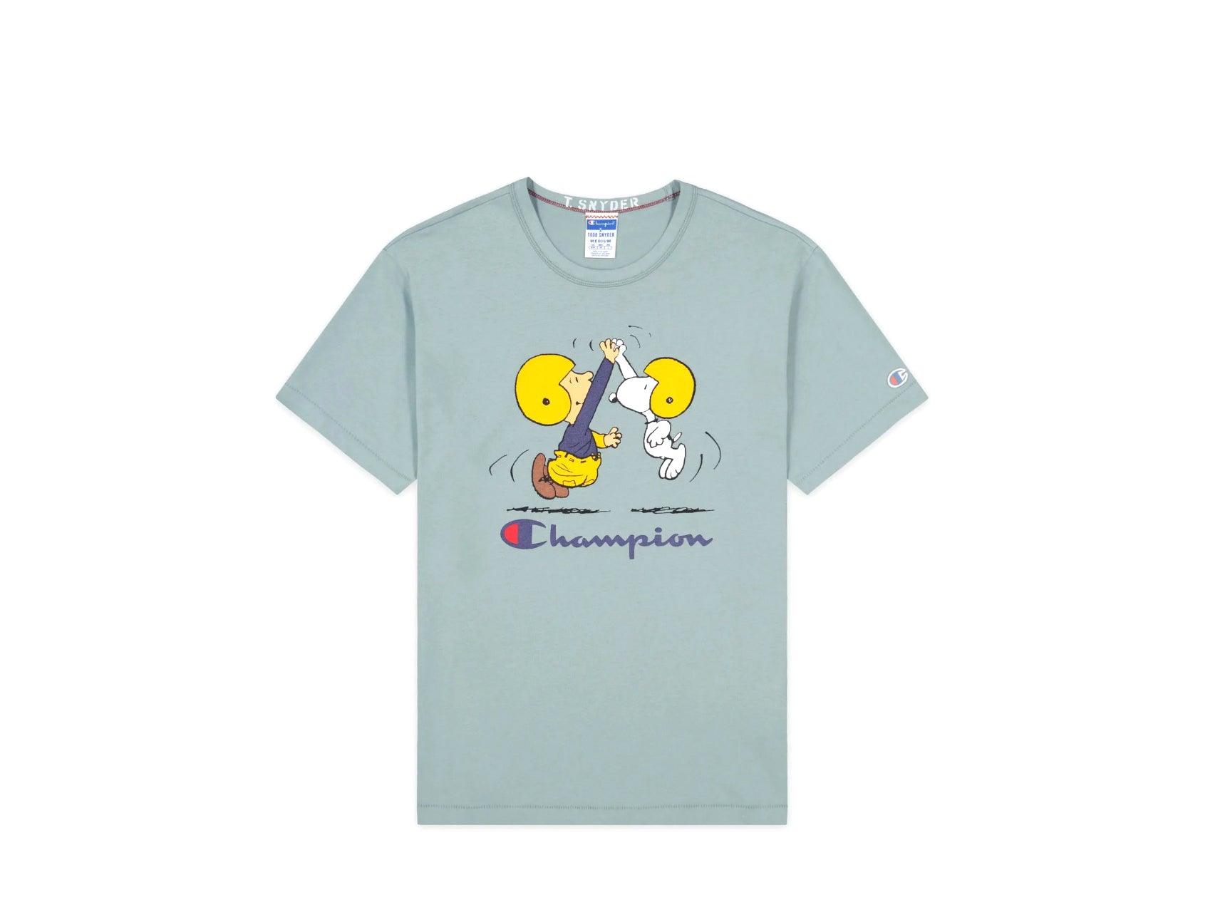 CHAMPION By Todd Snyder T-Shirt Snoopy Peanuts Marine Blue 217808 - Sandrini Calzature e Abbigliamento