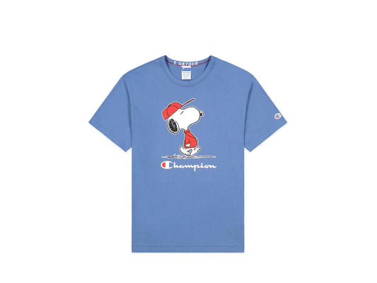 CHAMPION By Todd Snyder T-Shirt Snoopy Peanuts Wheatred Blue 217808 - Sandrini Calzature e Abbigliamento