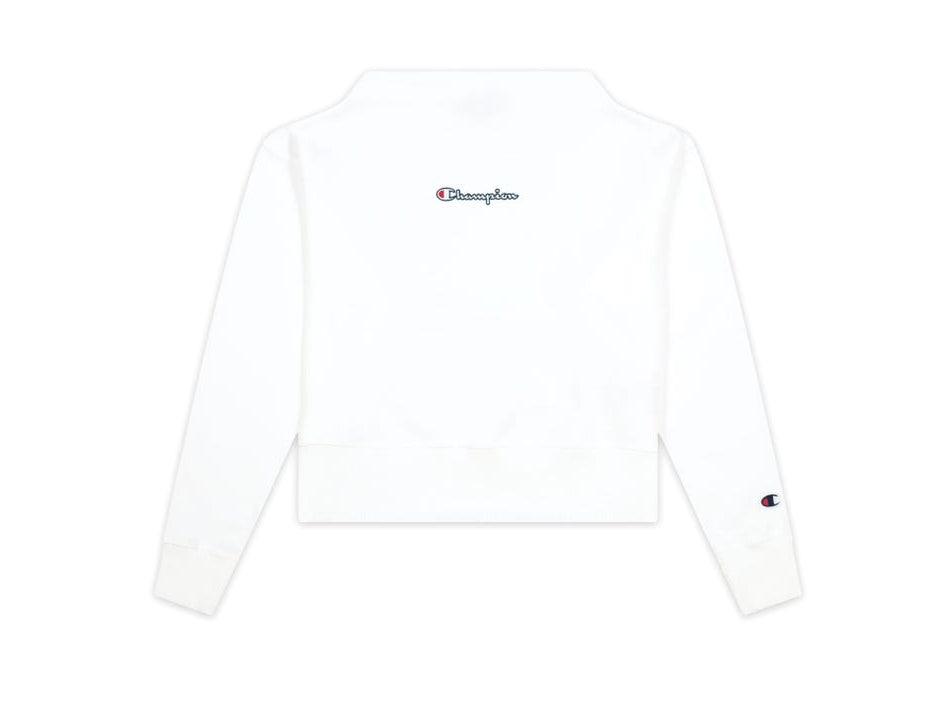 CHAMPION Felpa Cropped White 113189 - Sandrini Calzature e Abbigliamento