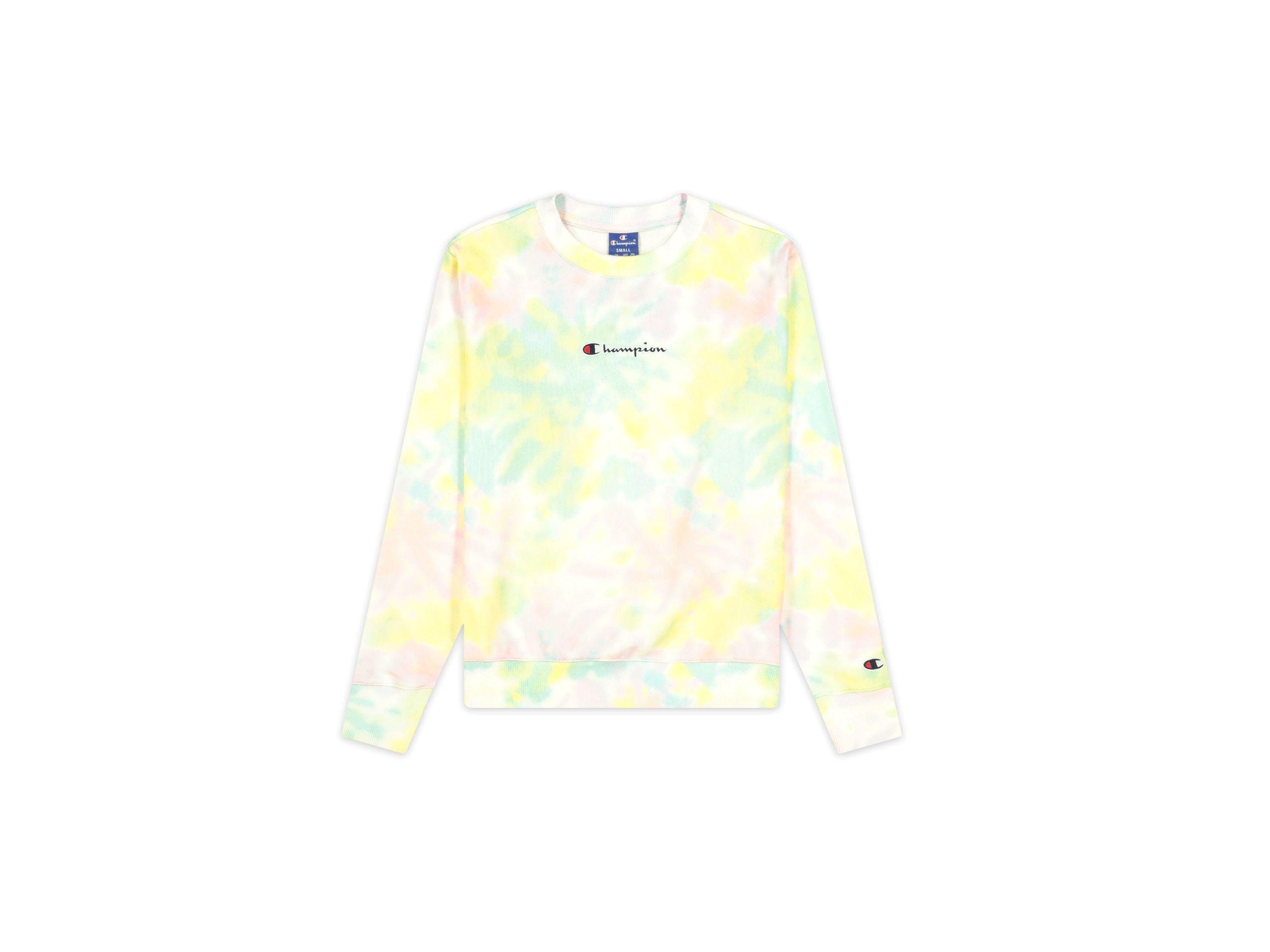 CHAMPION Felpa Girocollo Watercolor Donna Multicolor 113935 - Sandrini Calzature e Abbigliamento