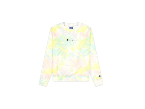 CHAMPION Felpa Girocollo Watercolor Donna Multicolor 113935 - Sandrini Calzature e Abbigliamento