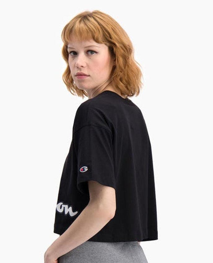 CHAMPION T-Shirt Logo Black 112650 - Sandrini Calzature e Abbigliamento