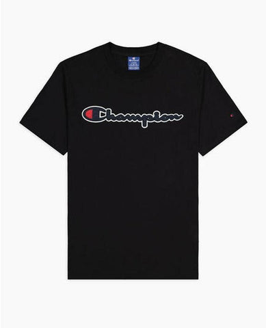 CHAMPION T-Shirt Logo Black 214194 - Sandrini Calzature e Abbigliamento