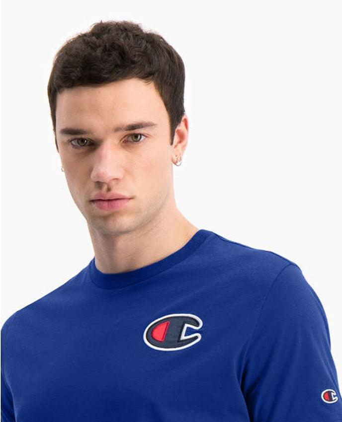 CHAMPION T-Shirt Logo Navy 214195 - Sandrini Calzature e Abbigliamento