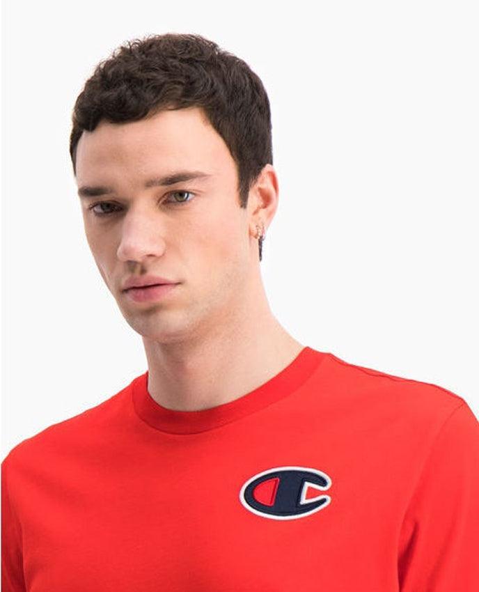 CHAMPION T-Shirt Logo Red 214195 - Sandrini Calzature e Abbigliamento