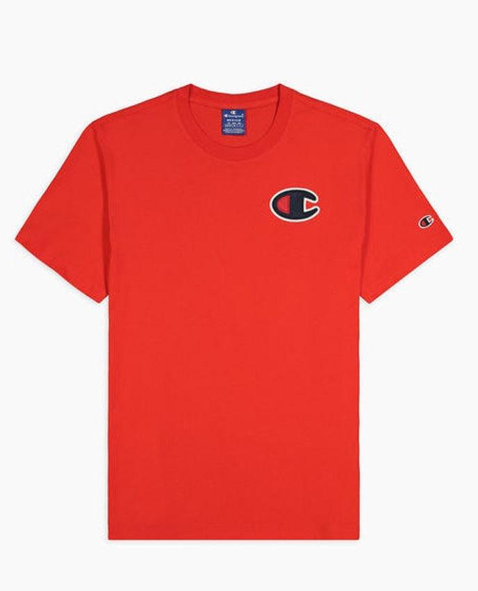 CHAMPION T-Shirt Logo Red 214195 - Sandrini Calzature e Abbigliamento